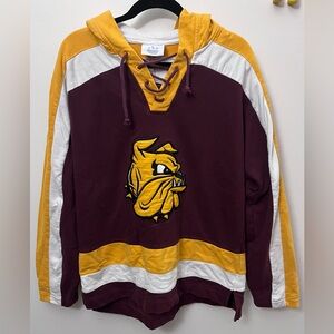 Champion Maroon and Gold University of MN Duluth Bulldogs Hoodie